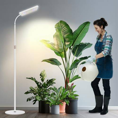 Wiaxulay Pflanzenlampe LED mit 58-170cm Ständer,Vollspektrum für Pflanzen
