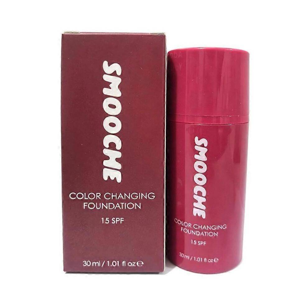 Smooche Foundation Korean, Smooche Colour Changing Foundation, Moisturizing Concealer Long-Lasting, Even Skin Tone for All Skin Types - 30ml