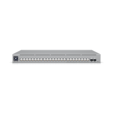 Ubiquiti USW-Pro-Max-24-PoE UniFi 24-port multi-gigabit PoE++ switch, med layer3-funktioner och Etherlighting.
