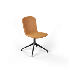 Chair no. One S1 Black Swivel - LUNA Sandstone / Med retursväng