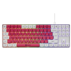 Gamiac TKL90G - Hvid/Rød - TKL Tastatur - Rød Switch -> Forventet levering: 7-9 hverdage