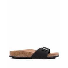 Birkenstock - Madrid sandaler - dam - kork/Tyg/gummi - 38 Narrow - Svart