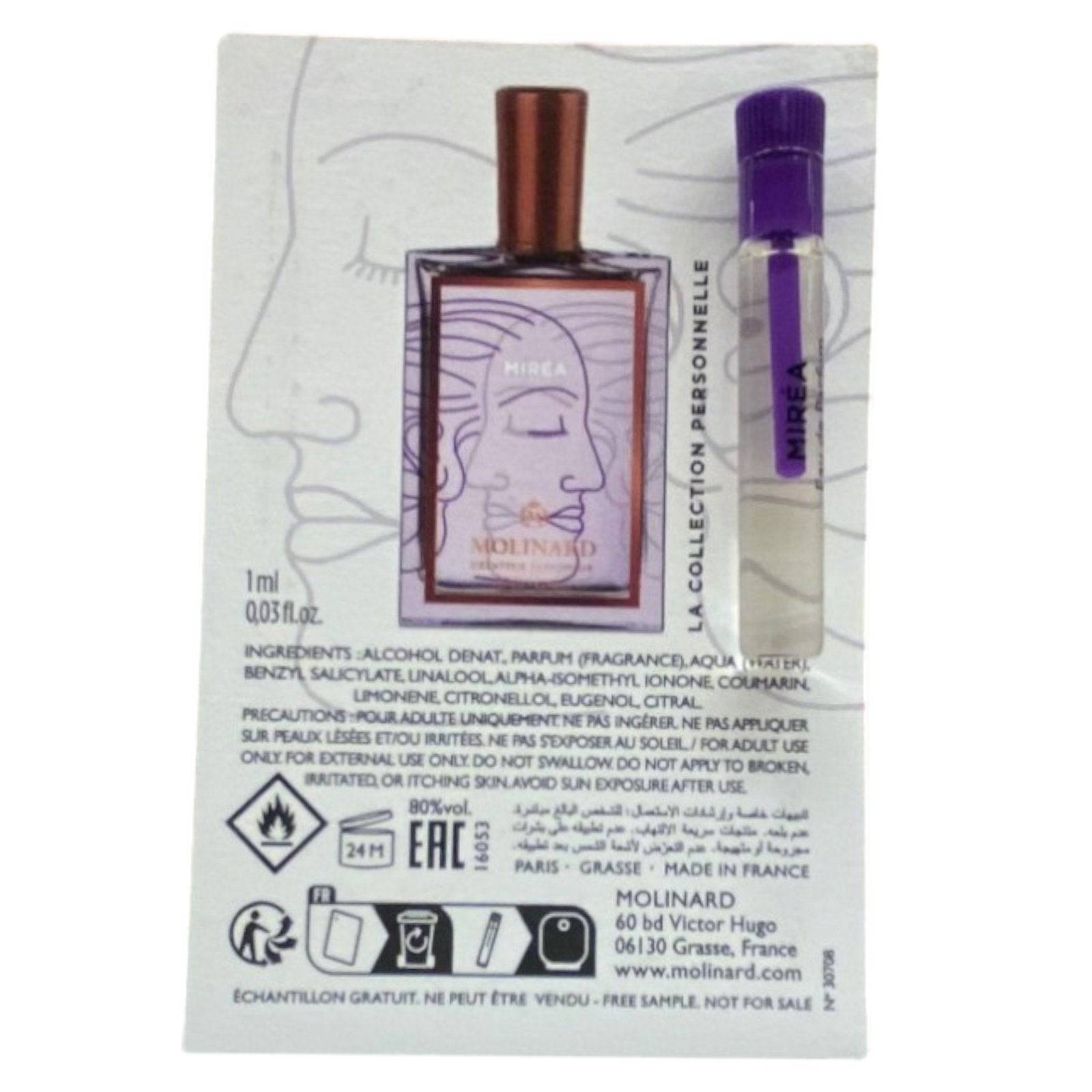 Molinard Collezione Personale - Mirea, Eau De Parfum, unisex, 1 ml *Fiala