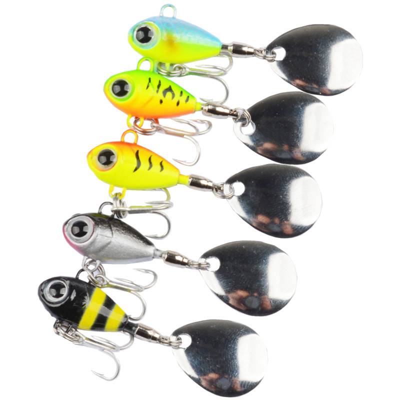 Fishing Lure Submarine 8g 11g 15g Tail Spinner Shad Metal Vib Casting Shore Jig Bait Copper Blade Spoon Freshwater Bass