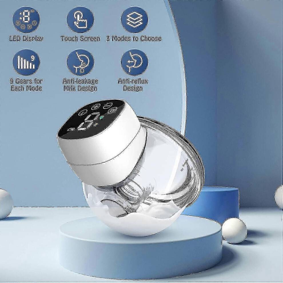 Double Sided Wearable Portable Hands Free Breast Pump