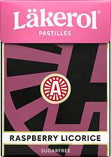 Läkerol Big Pack Raspberry Licorice sockerfri Ahlgrens