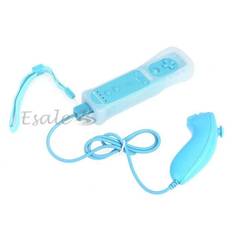Motion Plus Manette Remote + Nunchuk Nunchuck + Housse Set pour Nitendo Wii Jeux