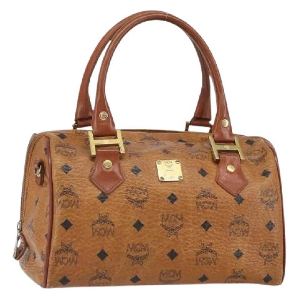 MCM Pre-owned Pre-owned Boston Bag - Vintage - Dame - Brun - ONE SIZE - Uld
