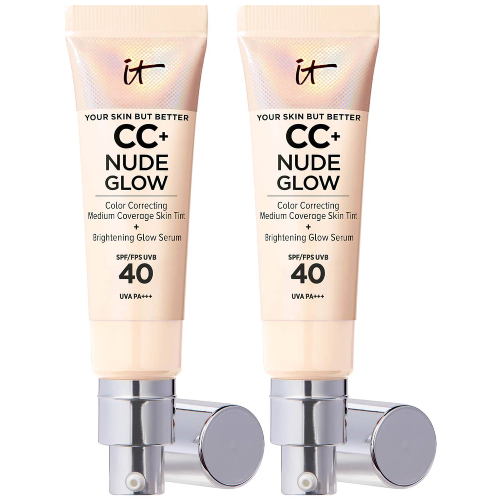 IT Cosmetics Nude Glow CC Cream 32ml Duo (Various Shades) - Fair - Fair