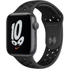 Apple Watch Nike SE (2020) | 44 mm | GPS + Cellular | spacegrey | Sportsrem sort