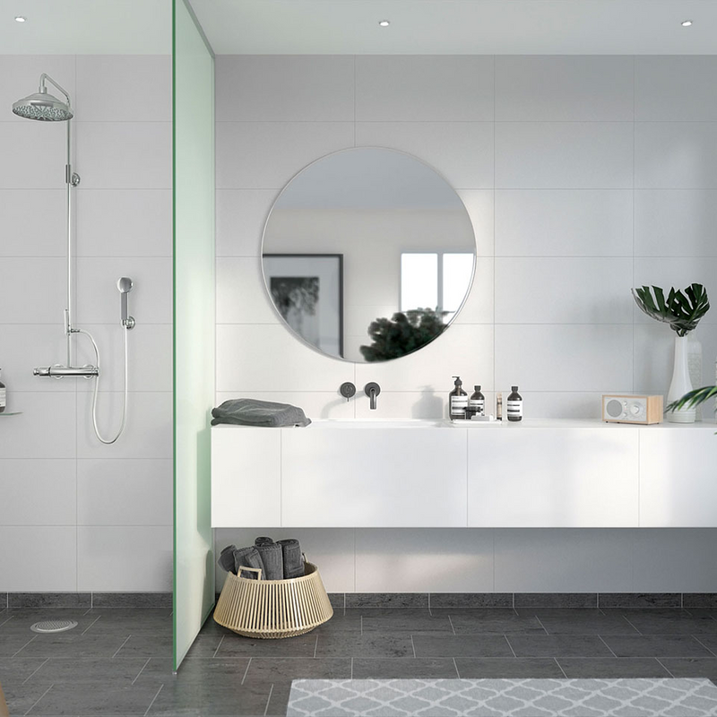 Våtrumsskiva Marcato Rektangel 60x30 cm Fibo