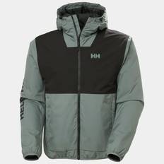 Helly Hansen Men's Ervik Insulated Rain Jacket Regnjakke Herre, Grey Cactus / L