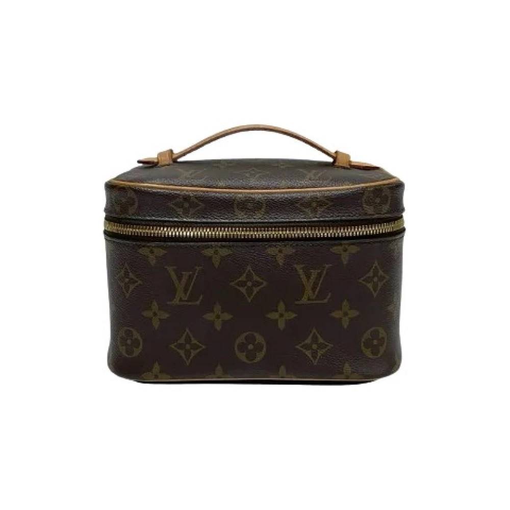 Louis Vuitton Vintage Pre-owned Nice Mini Monogram Vanity Taske-- Vintage - Dame- Brun- ONE SIZE- Læder- Pre-owned Nice Mini Monogram Vanity Taske