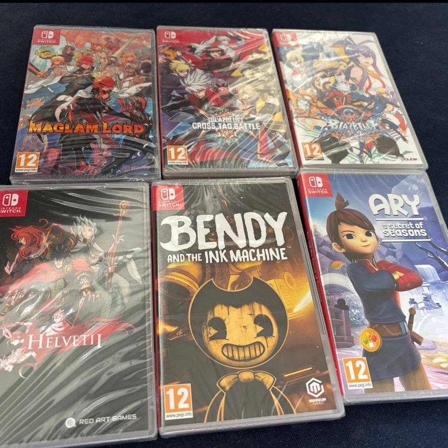 Nintendo Switch-spel: Helvelii, Maglam Lord, Bendy and the Ink Machine, Cross