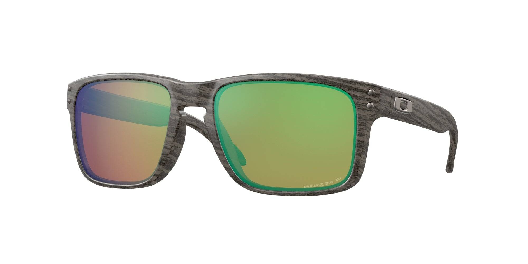 Oakley Man Oakley OO9102 HOLBROOK 9102J8 Solglasögon O_matter Grå Blå Fyrkantig Polariserad Prizm