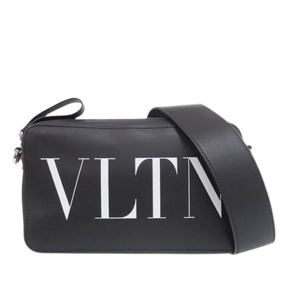 Valentino Vintage Pre-owned Crossbody Taske - Vintage - Dame - Sort - ONE SIZE - Uld