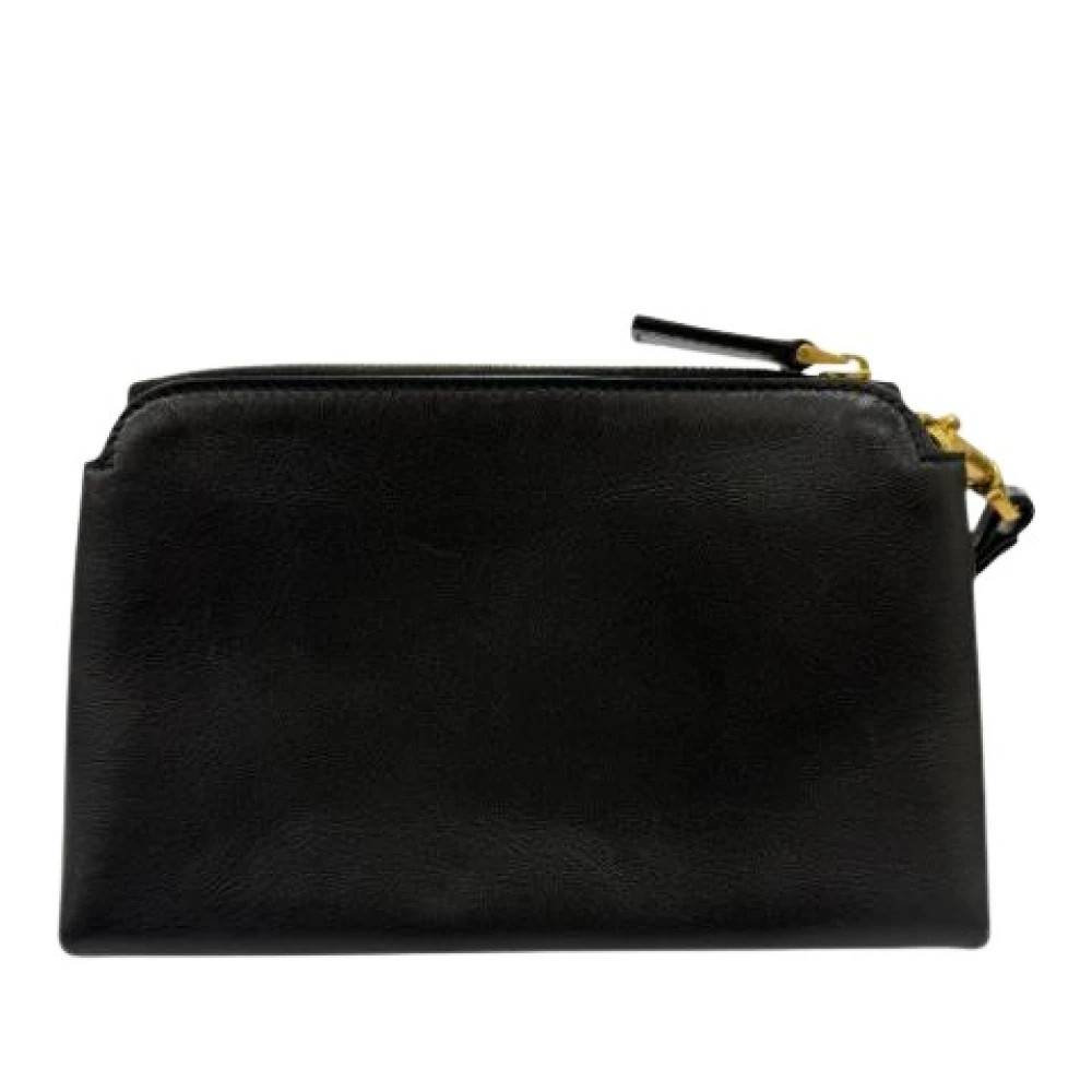 Valentino Vintage - Pre-owned Cosmetic Pouch Vintage - Dam - ONE Size - Läder