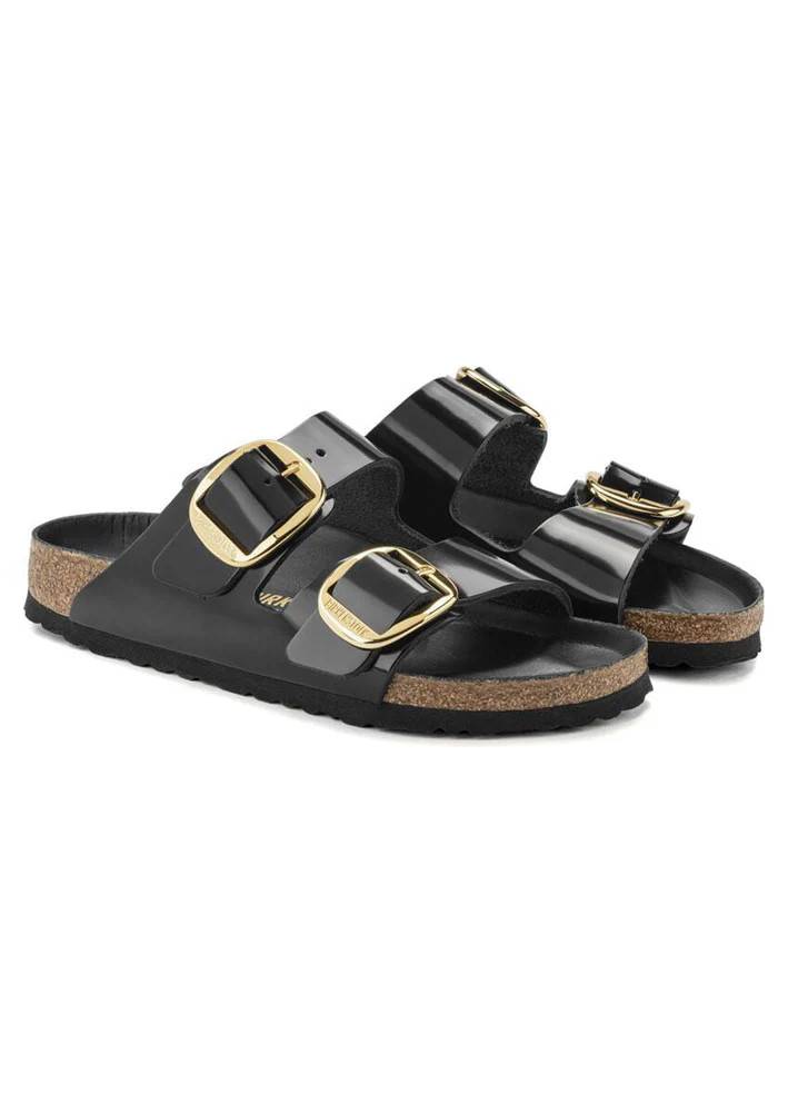 Birkenstock Arizona Big Buckle - High Shine Black (smal model) 37