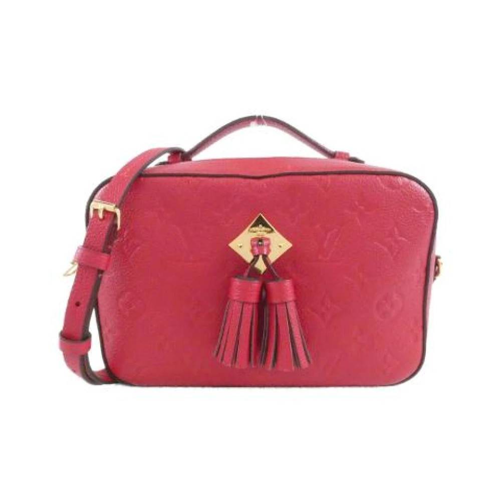 Louis Vuitton Vintage Pre-owned Monogram Empreinte Skuldertaske - Vintage - Dame - Rød - ONE SIZE - Uld