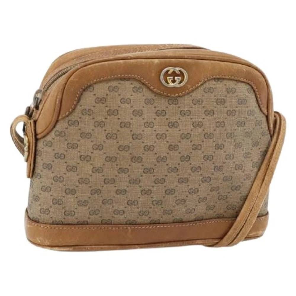 Gucci Vintage - Pre-owned Vintage Small GG Shoulder Bag Vintage - Dam - ONE Size - Läder