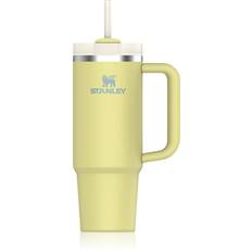 Stanley Quencher H2.O FlowState™ vattenflaska i rostfritt stål med sugrör, pomelo, 890 ml