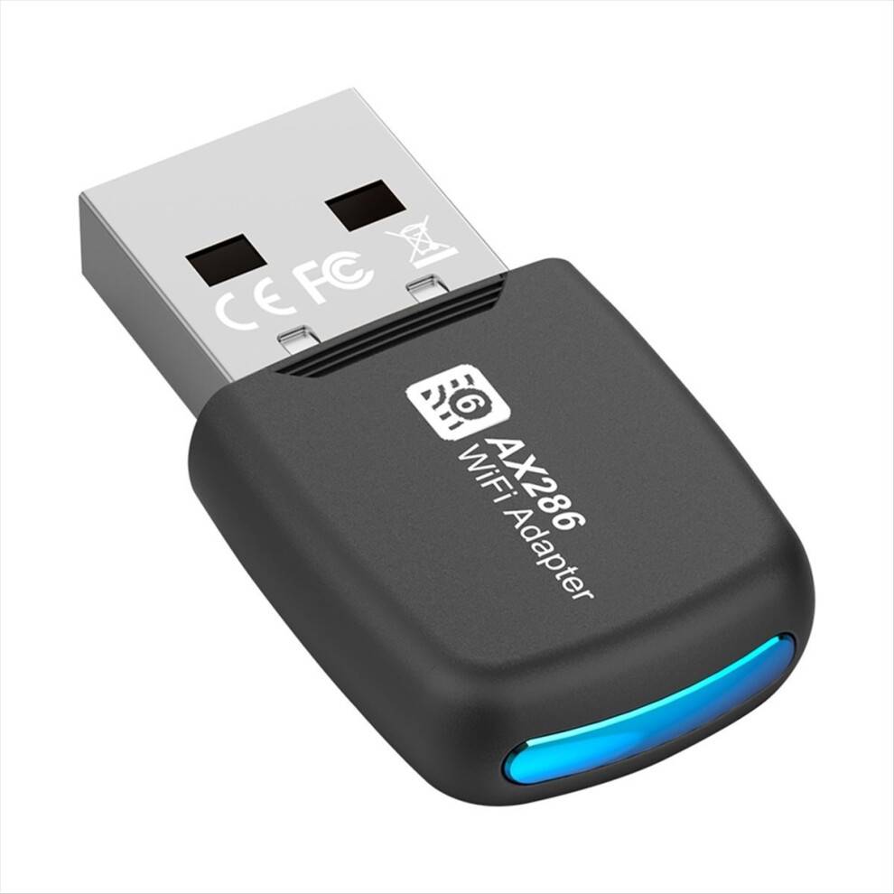 USB WIFI 6 Netværkskort 286 Mbps 802.11ax USB Dongle 2.4GHz WiFi Lan Adapter Driver Gratis til PC Laptop
