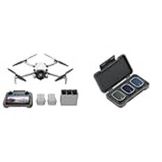 DJI Mini 4 Pro Fly More Combo med DJI RC 2 (fjärrkontroll på skärmen), hopfällbar mini-Drone med 4K-kamera, 2 extrabatterier för 34 min flygtid, C0 & DJI Mini 4 Pro ND-filterset (ND16/64/256)