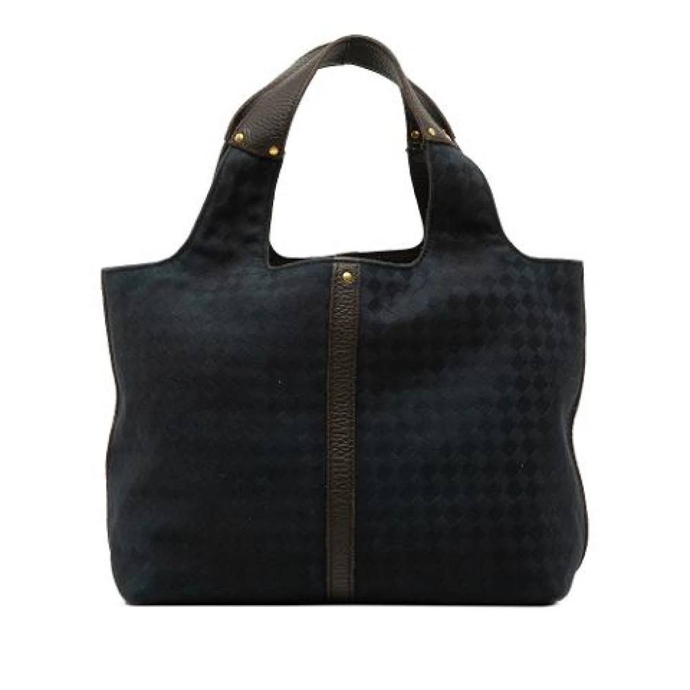 Bottega Veneta Vintage Pre-owned Woven Canvas Tote - Vintage - Dame - Sort - ONE SIZE - Læder