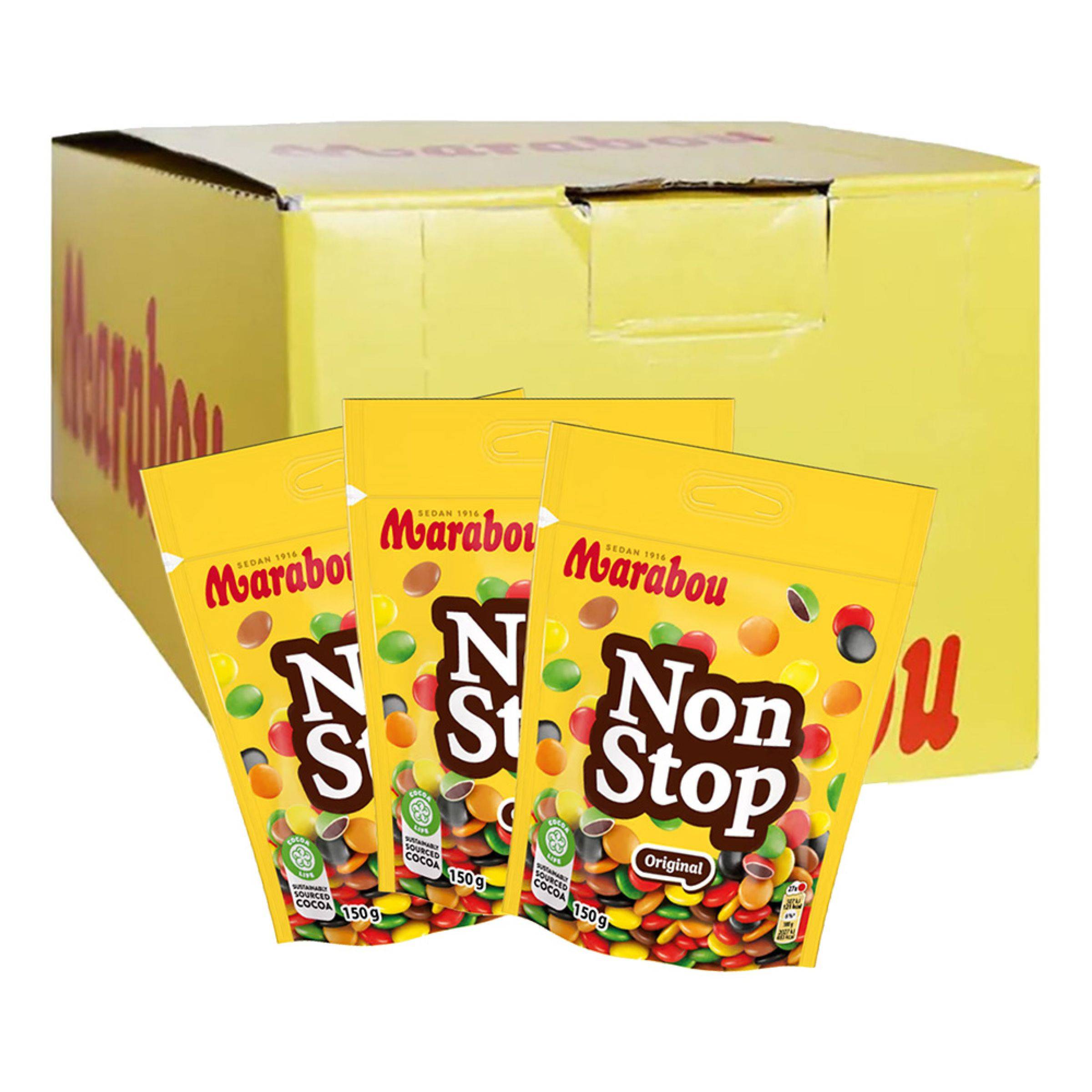 Marabou Non Stop Økonomipakke - 15 x 150 g