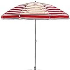 Outdoor Garden Parasols Garden Parasol 2.5M Beach Parasol Sun Umbrella For Garden With 210D Oxford Cloth, Uv Protection, For Balcony Garden Beach Pool