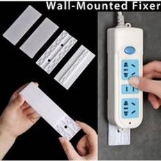 1pc power strip hållare fixer rack kabel arrangör papperslådor förvaring router hylla hemmakontor kabel arrangör leveranser