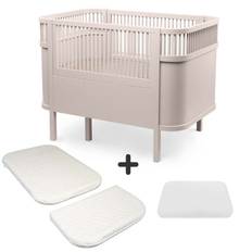 Sebra Sängen - Klassisk - Baby & Jr. - Björknäver Ros - Paket 1