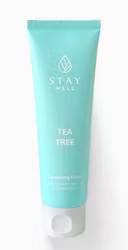 Stay Well Vegan Tea Tree Cleansing Foam, 130 ml