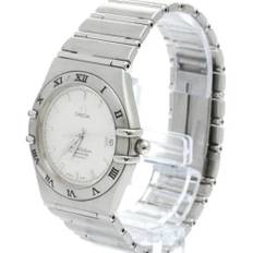 Omega Vintage, Pre-owned, Herr, ONE Size, Pre-owned Rostfritt stal klockor - gray (ONE SIZE)