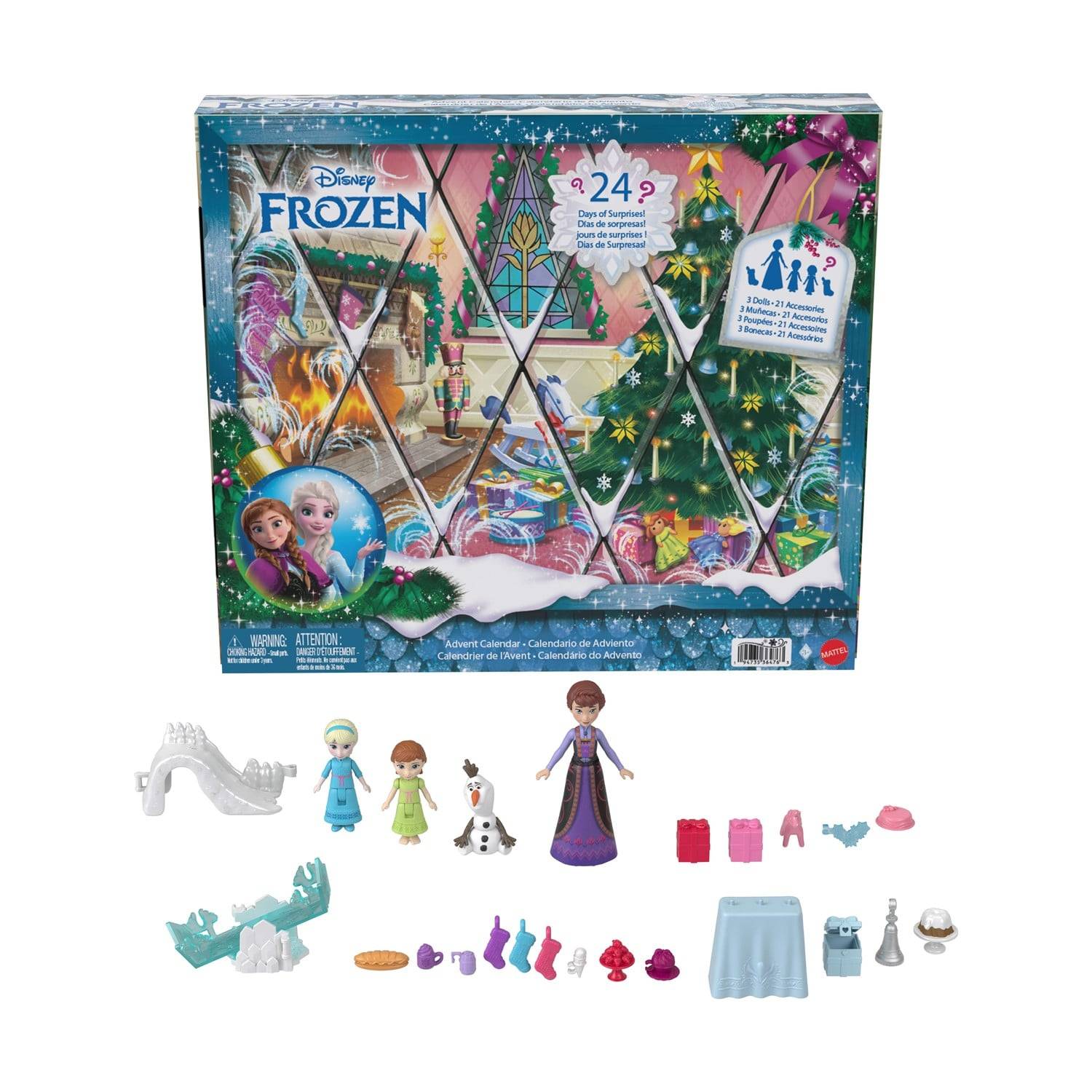 Disney Frozen - Small Doll Advent Calendar/Toys