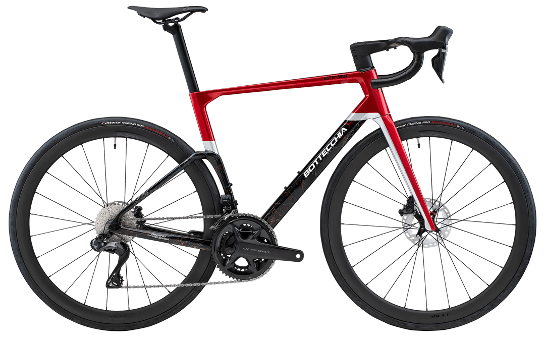 Bottecchia EMME 5 2025 - Shimano Ultegra Di2 2x12sp - ITM Carbon 40mm FUGA / Ursus Carbon TC37 TL - 053 / 54 / 81 ROSSO NERO MULTICOLOR (54)