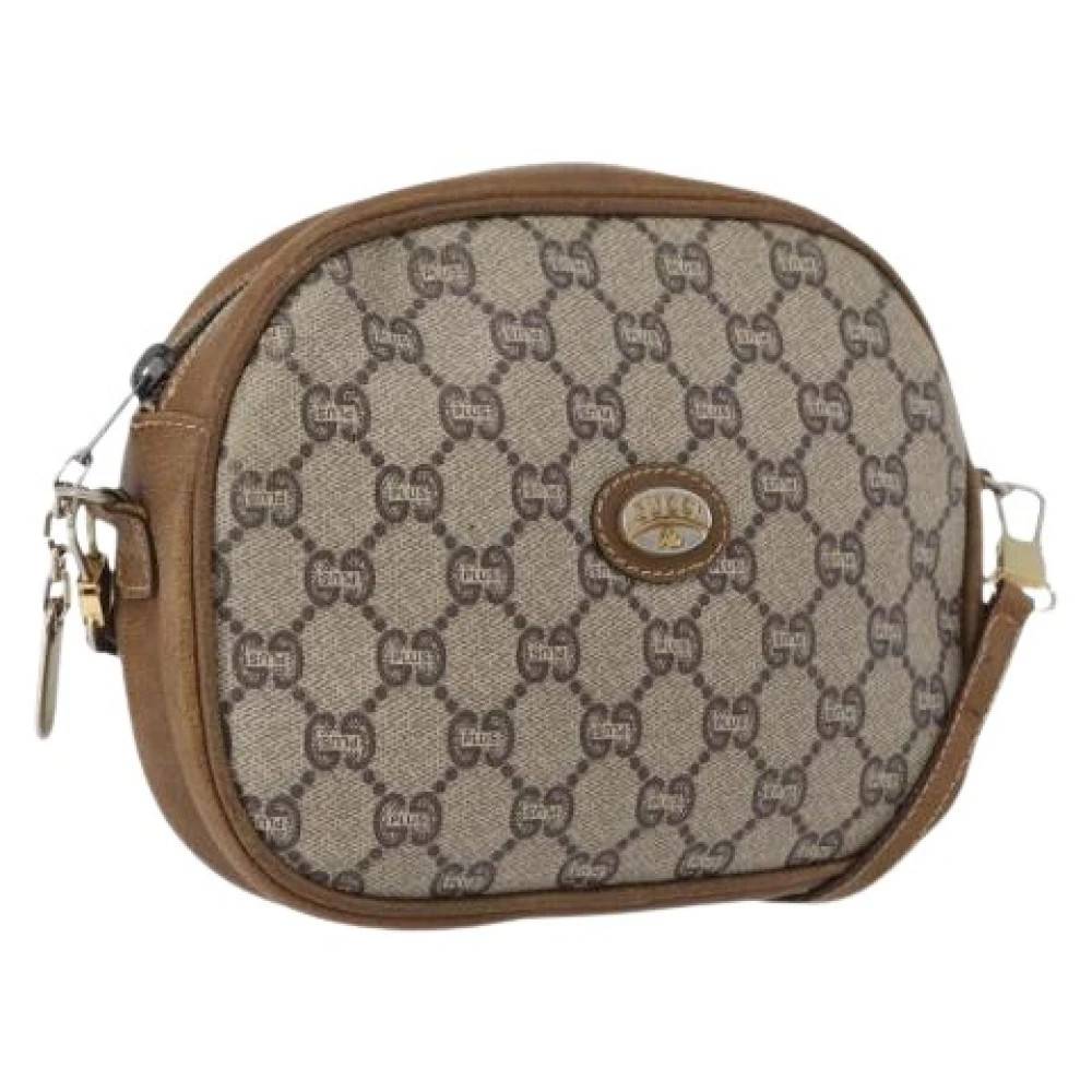 Gucci Vintage Pre-owned Cross Body Bag - Vintage - Dame - Beige - ONE SIZE - Uld