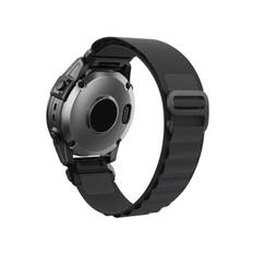 Nylon Alpine Urrem til Garmin 26 mm. Quickfit-Sort