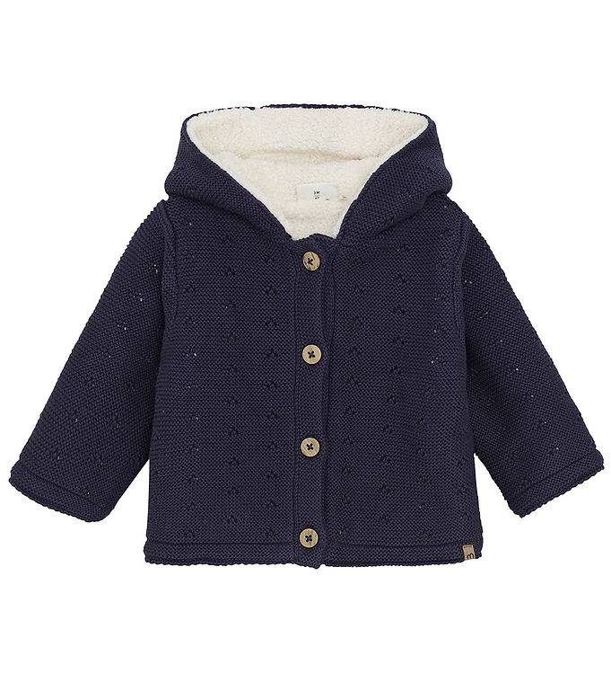 Minymo Cardigan m. Teddy - Parisian Night - Minymo - 62 - Cardigan