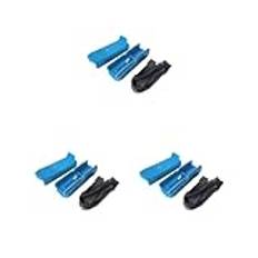 3 set småbarn skridskor justerbara barn skridskor för ungdomar nybörjare pojkar flickor blå 21,5 x 6 x 6,3 cm