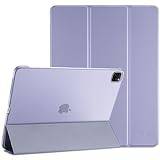 ProCase Fodral för iPad Pro 12,9" 6th Generation 2022, 5th Generation 2021, 4:e generationen 2020, 3:e generationen 2018, nytt förbättrat fodral, anti-fall skyddsfodral - ljuslila