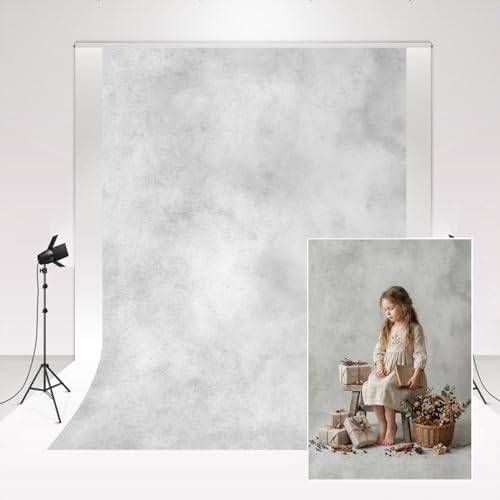 Kate Bakgrund 2x3m Retro Abstrakt Rökt Grå Porträtt Bakgrund För nyfödd Porträtt Studiofotografi