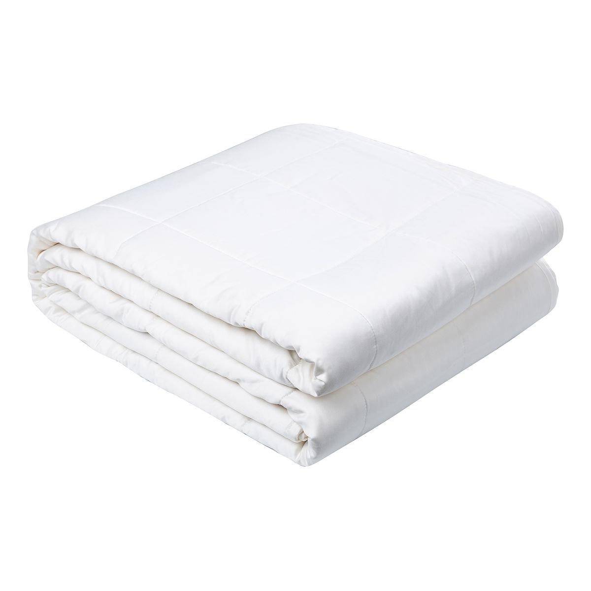 Delbart Tyngdtäcke Vit/Grå Bambu (2:a sortering) - 12 kg Vit Bambu
