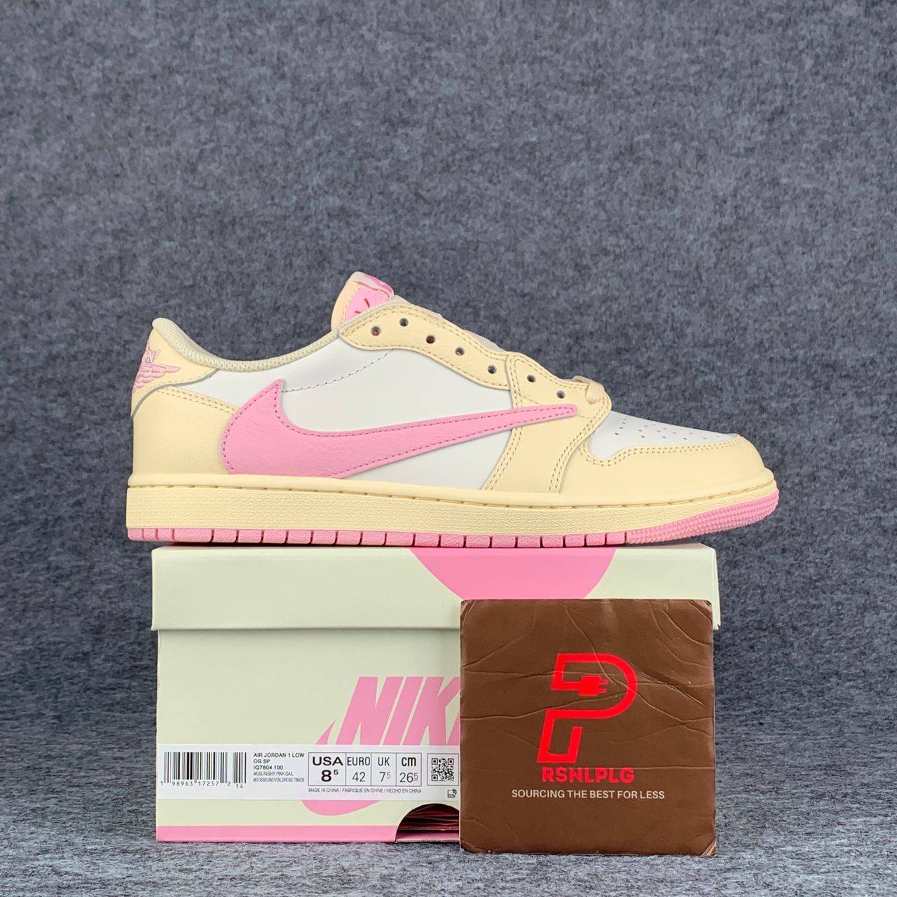 Travis Scott x Air Jordan 1 Low OG SP 'Muslin/Shy Pink' - (Mens) EUR 36 • US 4 • UK 3.5