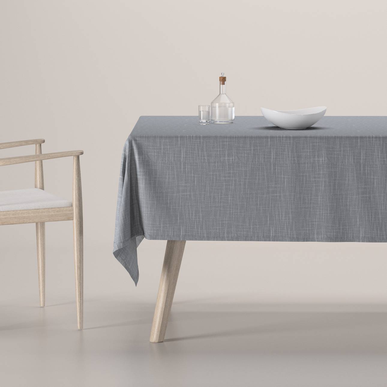 Rektangulære borddug, Stålgrå, Harmony