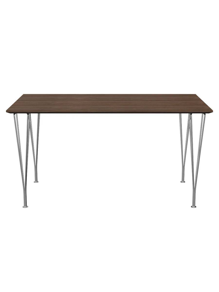 Piet Hein B637 Spisebord, 140 x 80 cm fra Fritz Hansen Valnød finér m. finérkant - Jacobsen Plus