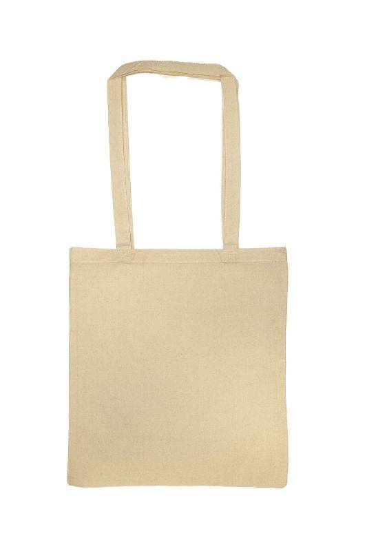 Indkøbspose med Lang Hank 38 x 42 cm (ST2416) - Raw.