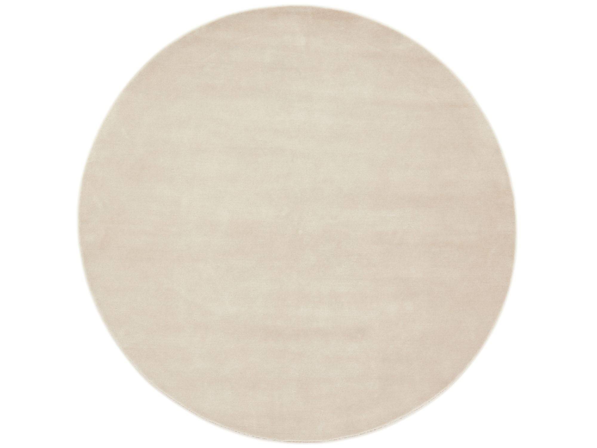 Rezas - Northern Light Wool rundt tæppe - Ø250 cm / Sand