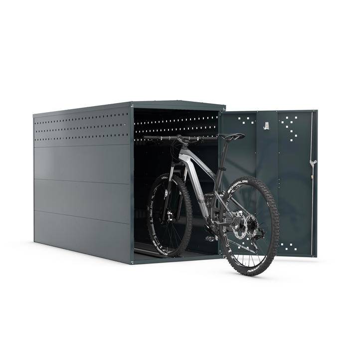Cykelgarage BOX m. 2 vægge og gavl