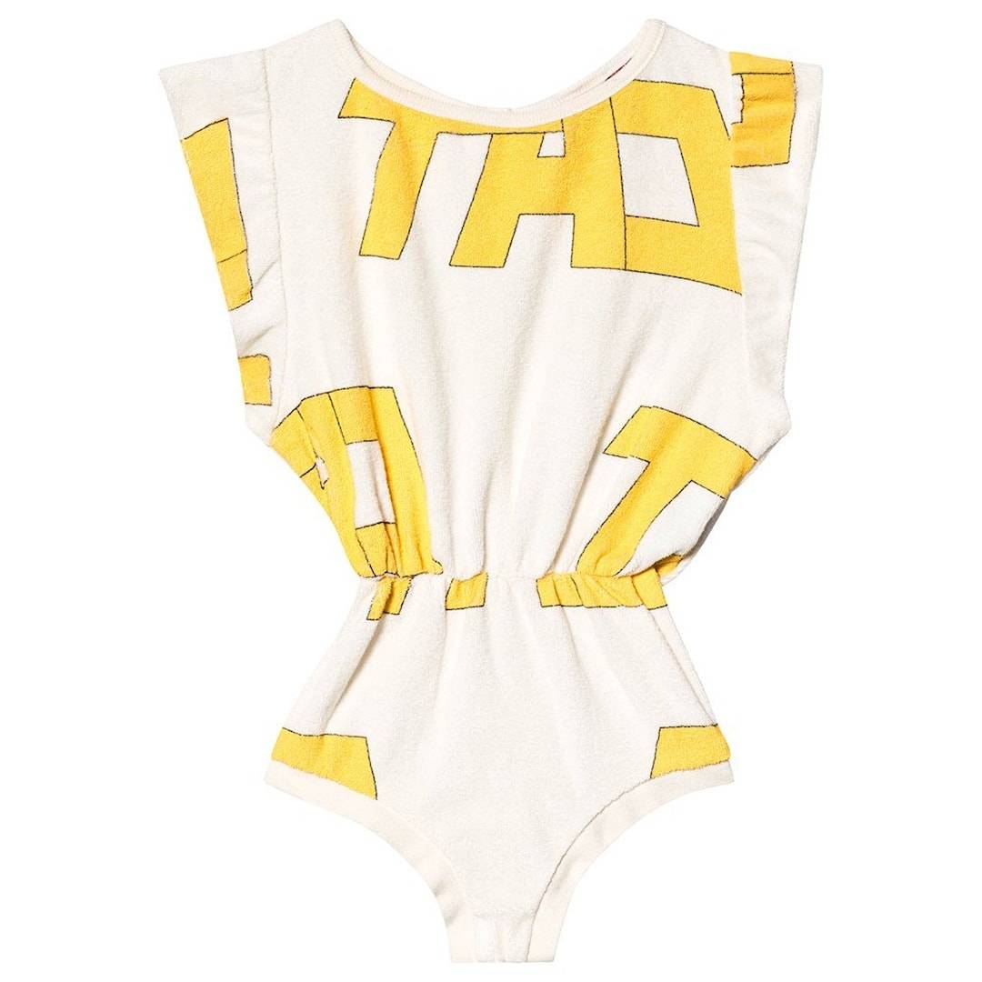The Animals Observatory Koala Kids Tao Romper Raw White 4 Y 4 år Flickor